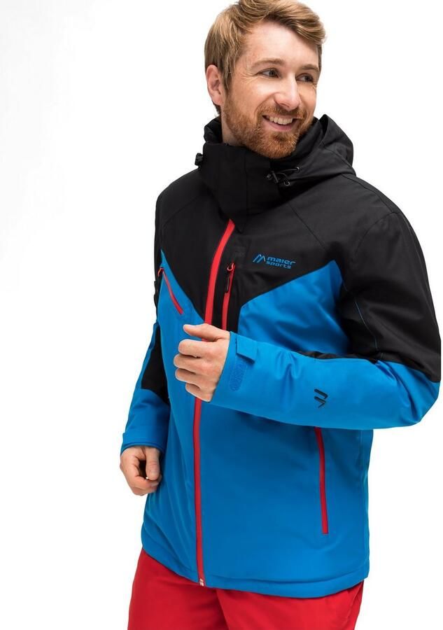Maier Sports Ski-jack Pajares Heren winterjas wind- en waterdicht 4 ritszakken regular fit - Foto 5