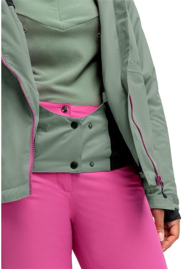 Maier Sports Ski-jack Straja Dames winterjack wind waterdicht 3 ritszakken en capuchon - Foto 2