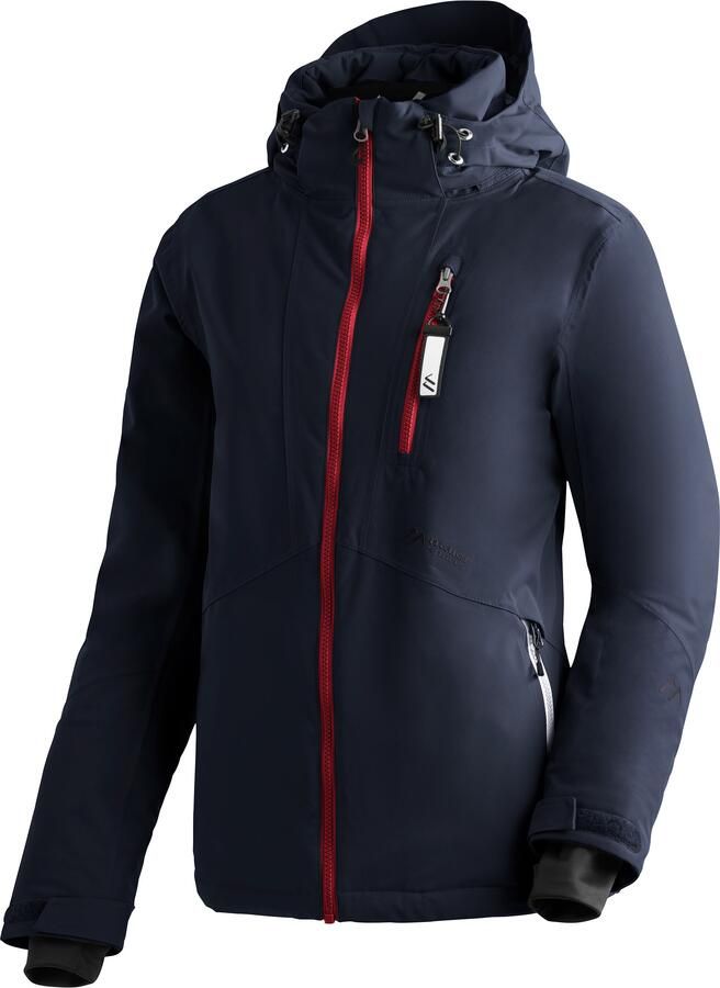 Maier Sports Ski-jack Straja Dames winterjack wind waterdicht 3 ritszakken en capuchon - Foto 3