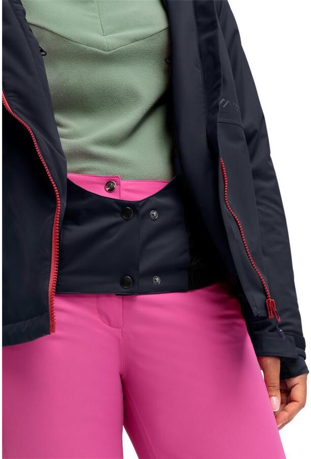 Maier Sports Ski-jack Straja Dames winterjack wind waterdicht 3 ritszakken en capuchon - Foto 2