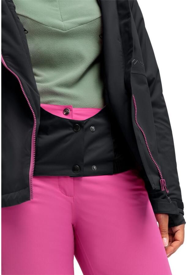 Maier Sports Ski-jack Straja Dames winterjack wind waterdicht 3 ritszakken en capuchon - Foto 2
