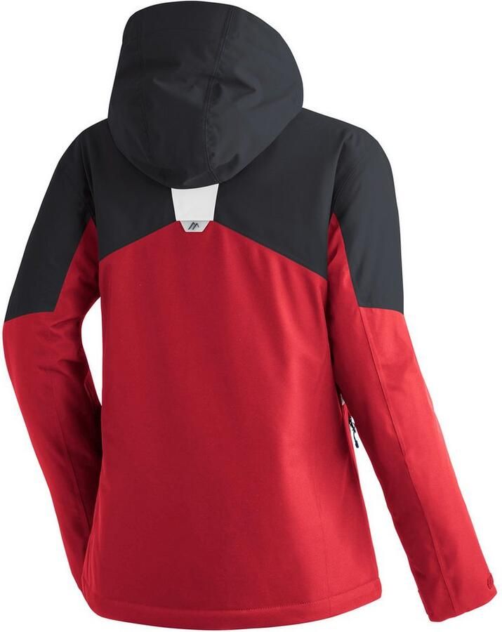 Maier Sports Ski-jack Vidra Dames winterjack wind waterdicht 3 ritszakken en capuchon