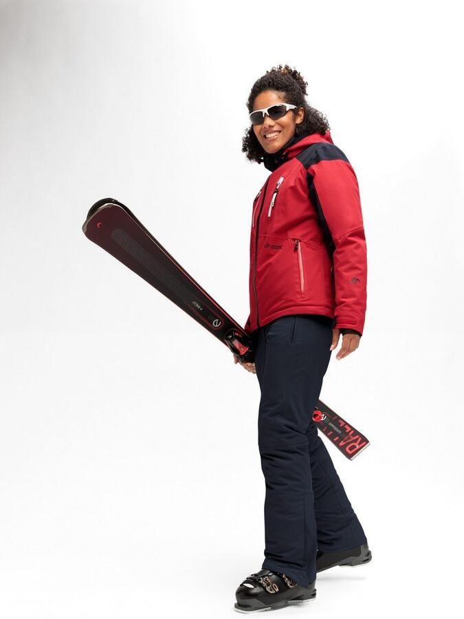 Maier Sports Ski-jack Vratna Dames winterjas wind waterdicht 4 ritszakken en capuchon