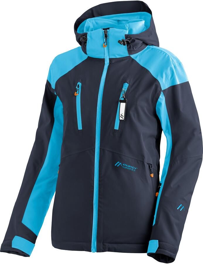 Maier Sports Ski-jack Vratna Dames winterjas wind waterdicht 4 ritszakken en capuchon - Foto 3