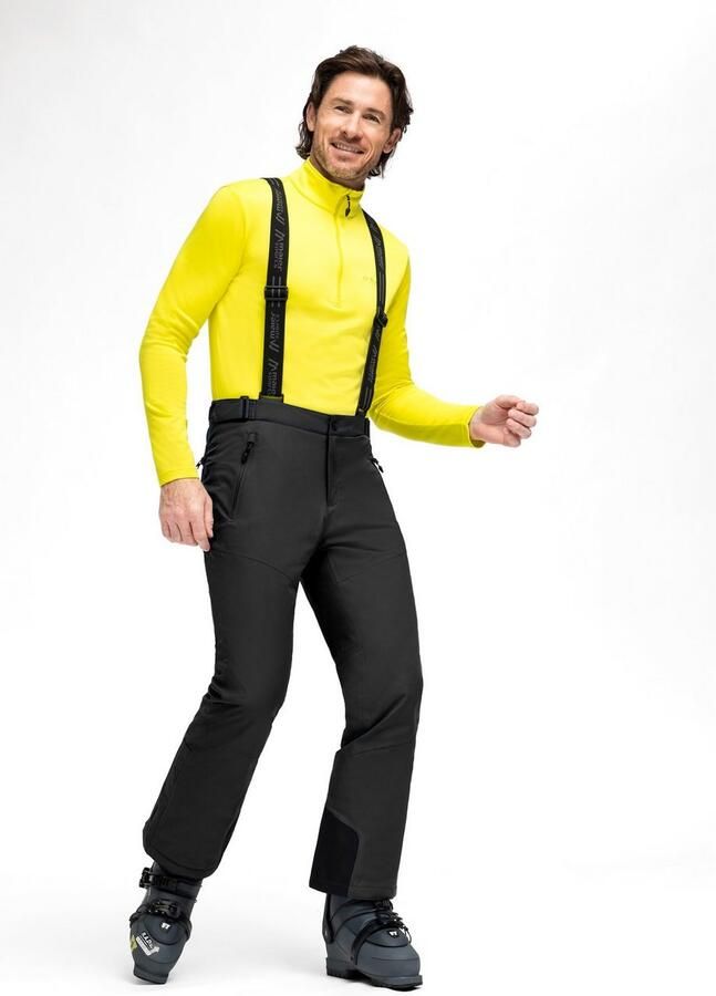 Maier Sports Skibroek Anton 2 Heren sneeuwbroek met bretels wind waterdicht regular fit - Foto 4