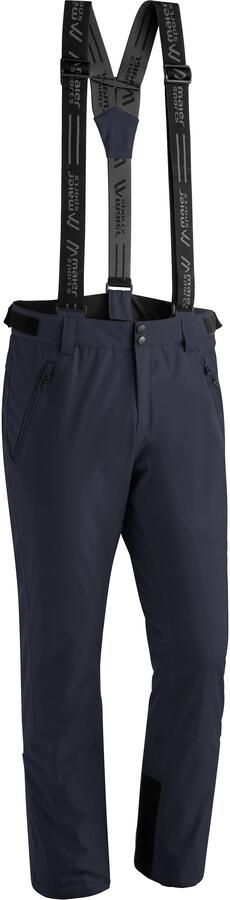 Maier Sports Skibroek Anton slim Heren sneeuwbroek met bretels wind waterdicht slim fit