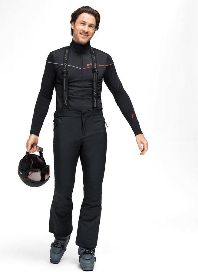 Maier Sports Skibroek Joscha slim Heren sneeuwbroek met bretels wind waterdicht slim fit - Foto 2