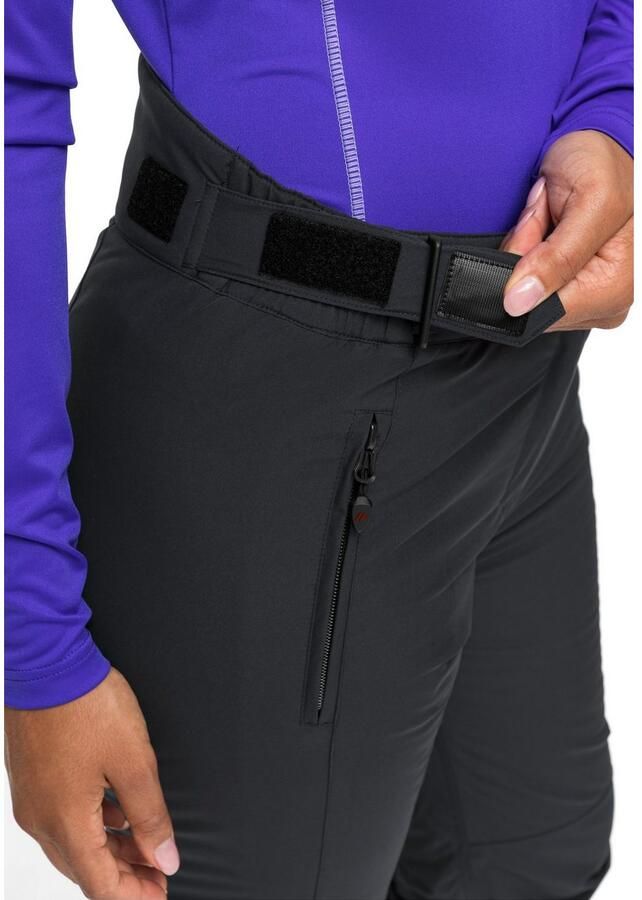 Maier Sports Skibroek Vroni slim 2.0 Dames sneeuwbroek wind- en waterdicht 2 ritszakken slim fit