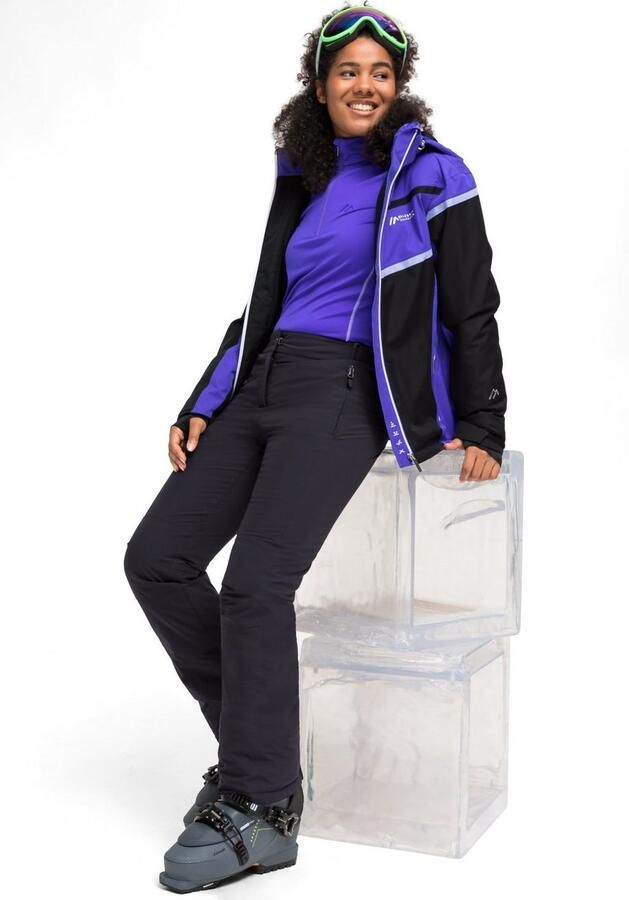 Maier Sports Skibroek Vroni slim 2.0 Dames sneeuwbroek wind- en waterdicht 2 ritszakken slim fit - Foto 7