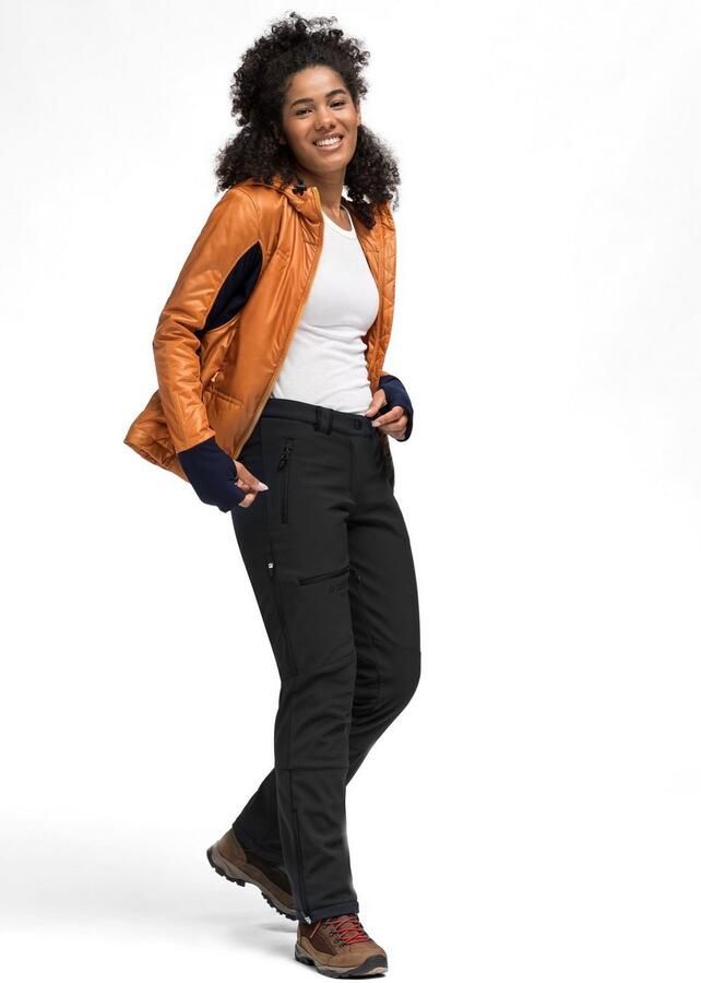 Maier Sports Softshell-broek Adakit W Dames trekkingbroek ademende outdoorbroek regular fit
