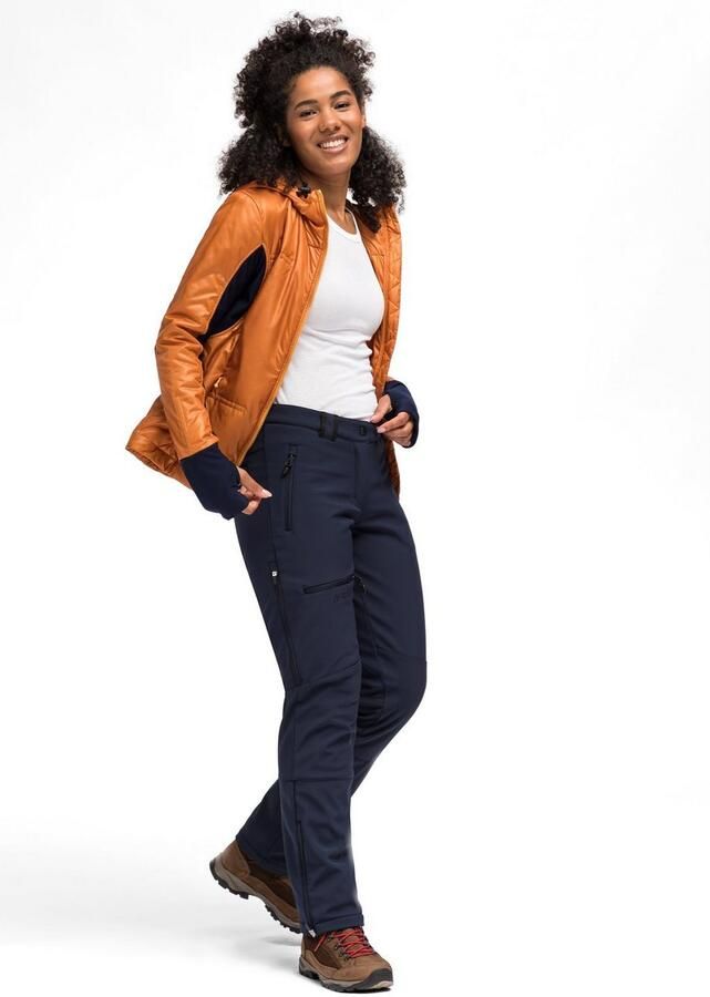 Maier Sports Softshell-broek Adakit W Dames trekkingbroek ademende outdoorbroek regular fit