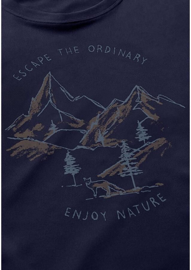 Maier Sports T-shirt Dieter print Heren functioneel shirt vrijetijdsshirt met print regular fit - Foto 2