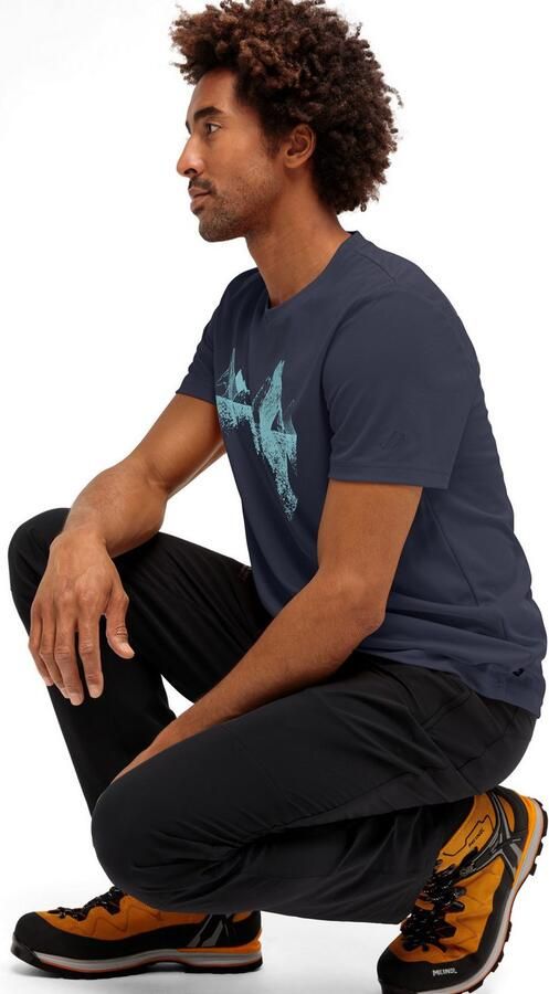 Maier Sports T-shirt Tilia Pique M Heren functioneel shirt vrijetijdsshirt met opdruk