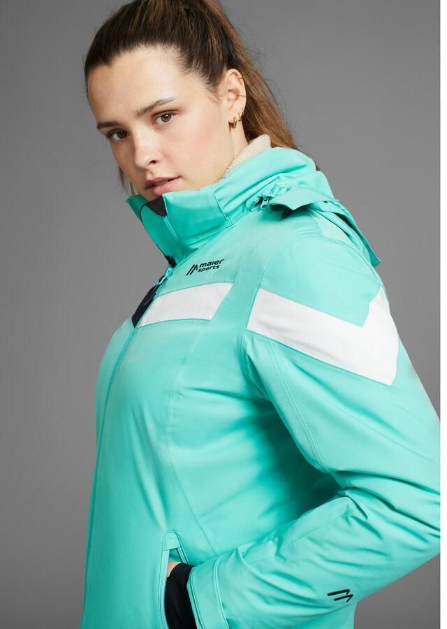 Maier Sports Winterjack Dames jas gewatteerd Water- & winddicht & ademend in grote maten - Foto 6