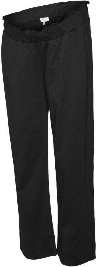 Mamalicious loose fit broek MLIVY zwart Dames Katoen Effen XL - Foto 5