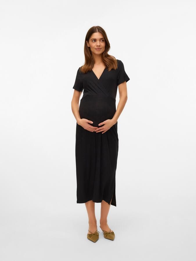 Mamalicious Jerseyjurk MLTRINITY TESS SS JRS MIDI DRESS 2F NOOS - Foto 7