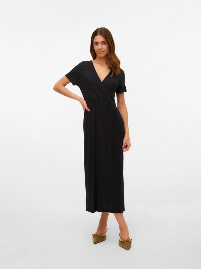 Mamalicious Jerseyjurk MLTRINITY TESS SS JRS MIDI DRESS 2F NOOS - Foto 4