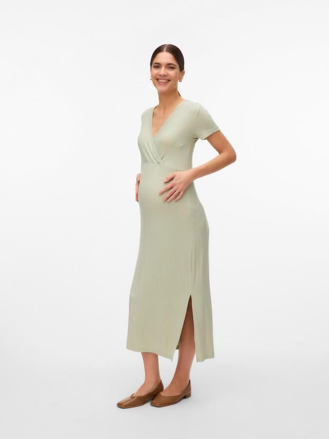 Mamalicious Jerseyjurk MLTRINITY TESS SS JRS MIDI DRESS 2F NOOS - Foto 9