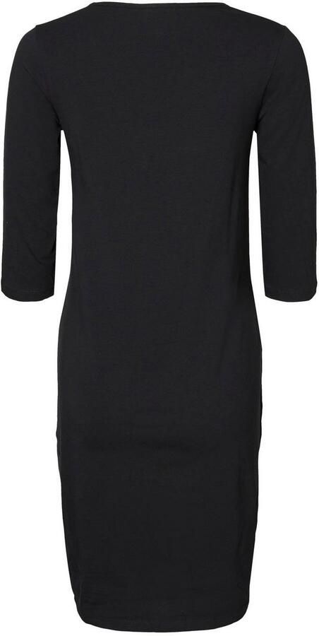 Mamalicious zwangerschapsjurk LEA met biologisch katoen zwart Effen XL - Foto 6