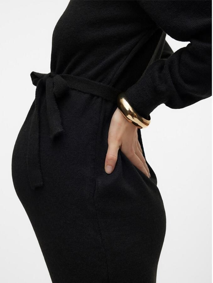 Mamalicious zwangerschapsjurk MLNEWANNE Zwart Dames Polyester Ronde hals XXL - Foto 2