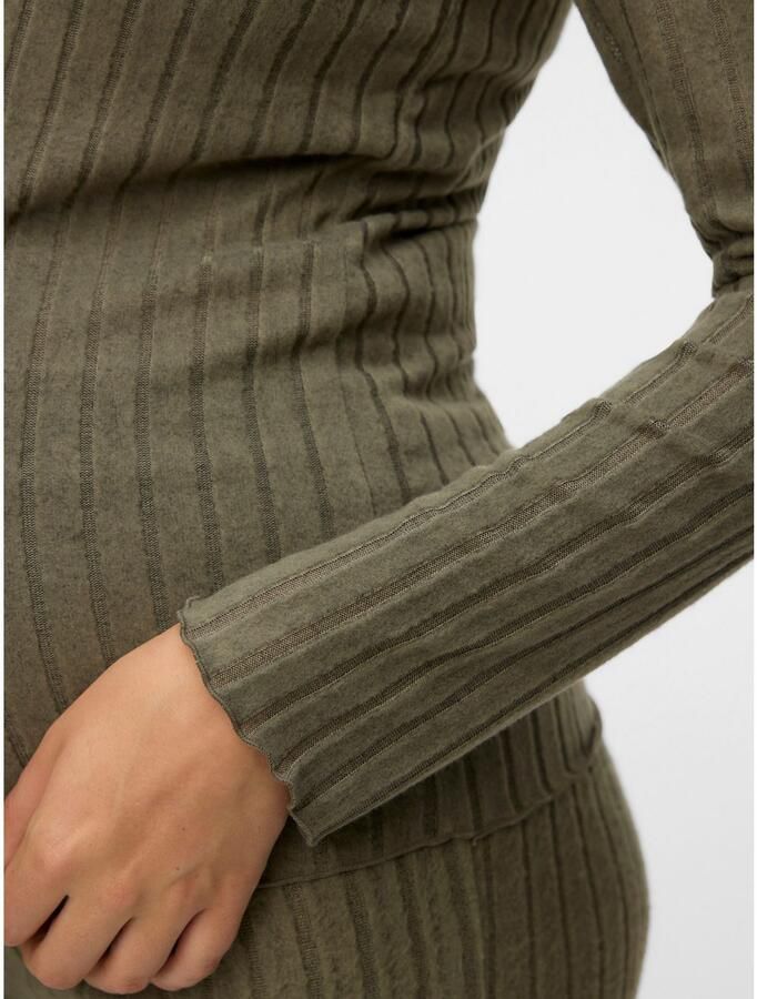 Mamalicious Shirt met V-hals MLFELIZIA LIA LS JRS TOP 2F NOOS - Foto 2