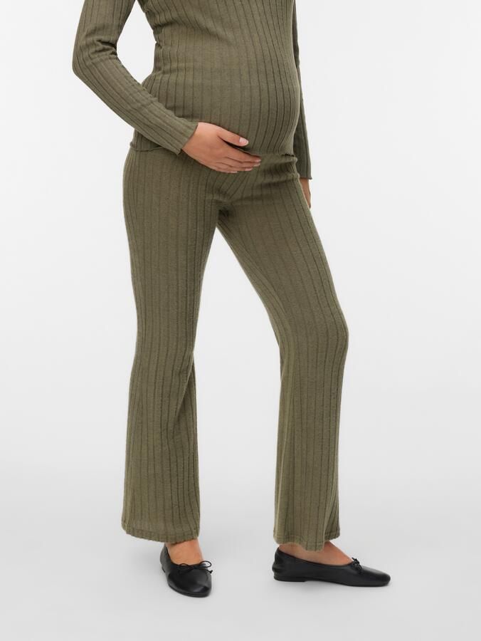Mamalicious Stretch-zwangerschapsbroek MLFELIZIA FLARED JRS PANTS HW NOOS - Foto 5