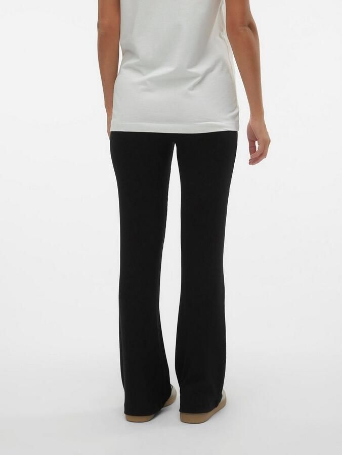 Mamalicious high waist flared zwangerschapslegging MLBRYNJA zwart Broek Dames Modal XL - Foto 8