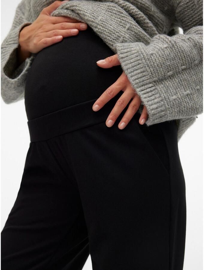 Mamalicious slim fit zwangerschapstregging MLLIF zwart Broek Dames Viscose XXL - Foto 2