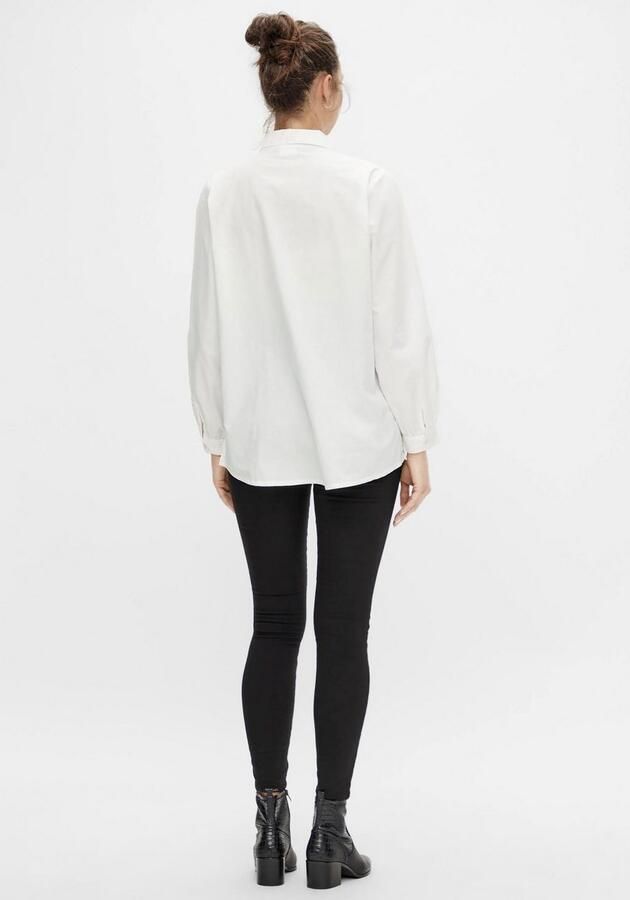 Mamalicious skinny zwangerschapsjeans MLLUCY zwart Dames Viscose Effen XL - Foto 8