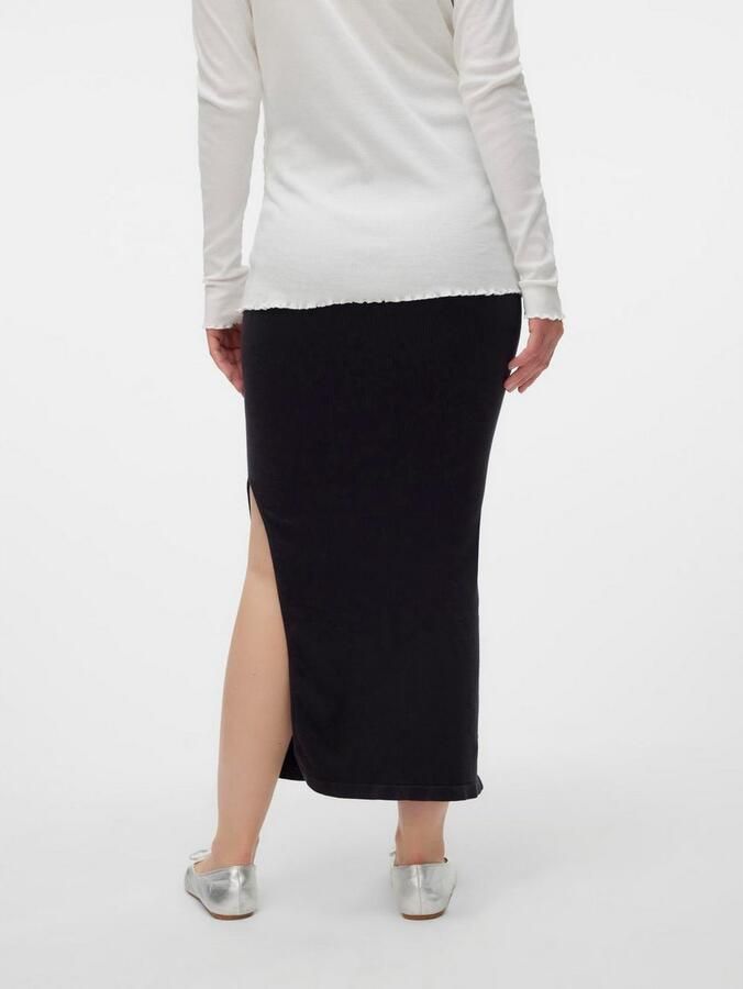 Mamalicious Zwangerschapsrok MLALANIS SEAMLESS AL RIB SKIRT HW NOOS - Foto 7