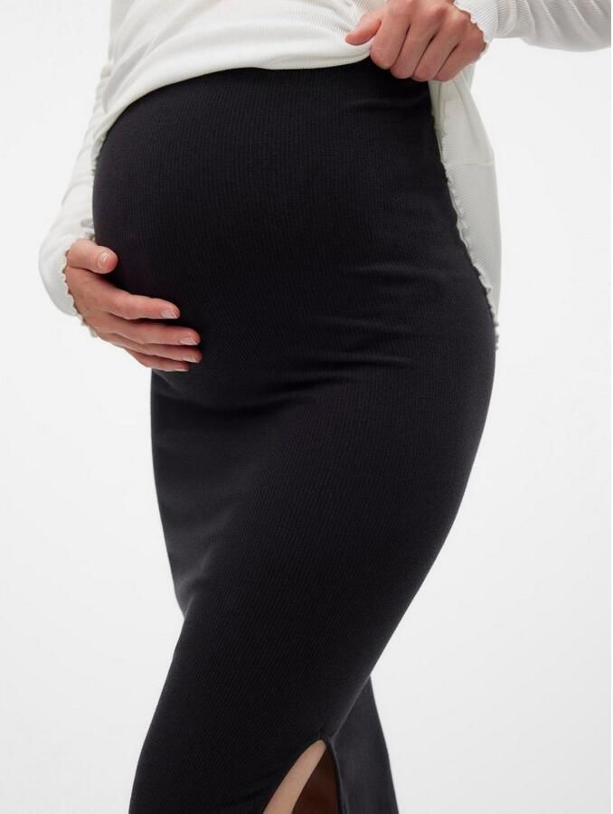 Mamalicious Zwangerschapsrok MLALANIS SEAMLESS AL RIB SKIRT HW NOOS - Foto 2
