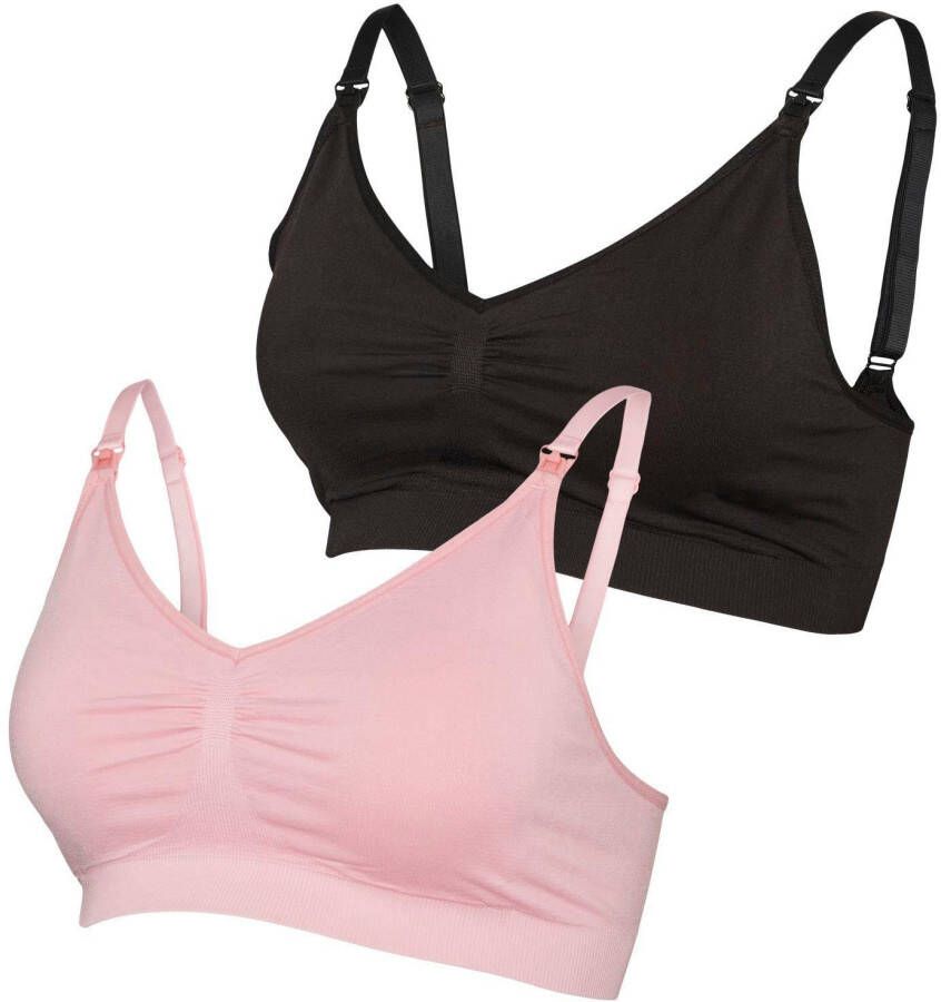 Mamalicious Voedings-bh MLILJA FEED ME BRA 2F 2PACK A. met afneembare bandjes (set 2-delig Set van 2)