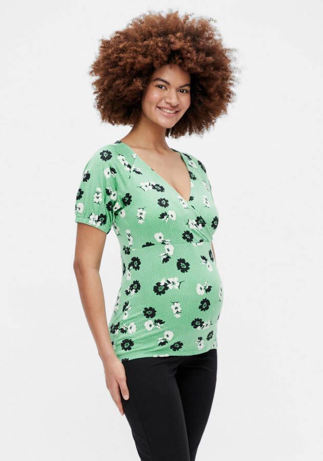 Mamalicious Zwangerschapsshirt MLLOVELY in wikkel-look