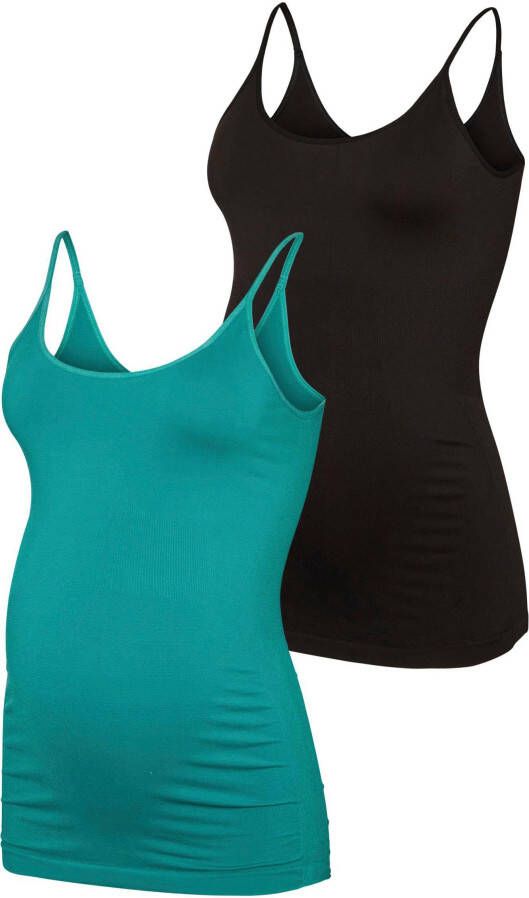 Mamalicious Zwangerschapstop MLHEAL STRAP TOP 2-P A. (Set van 2)