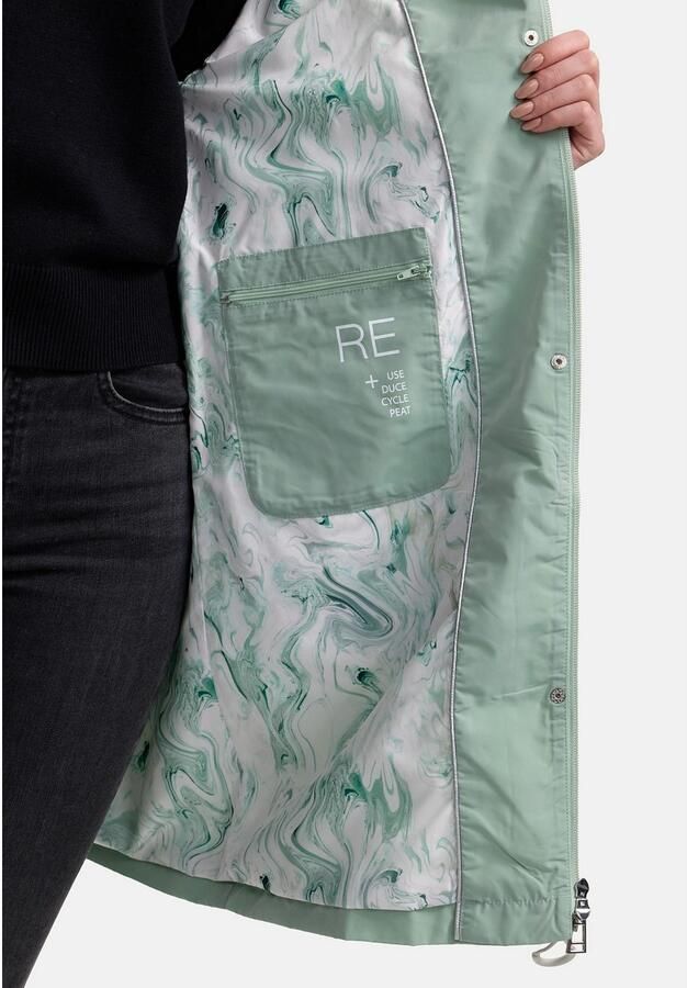 ISA Korte jas met een capuchon