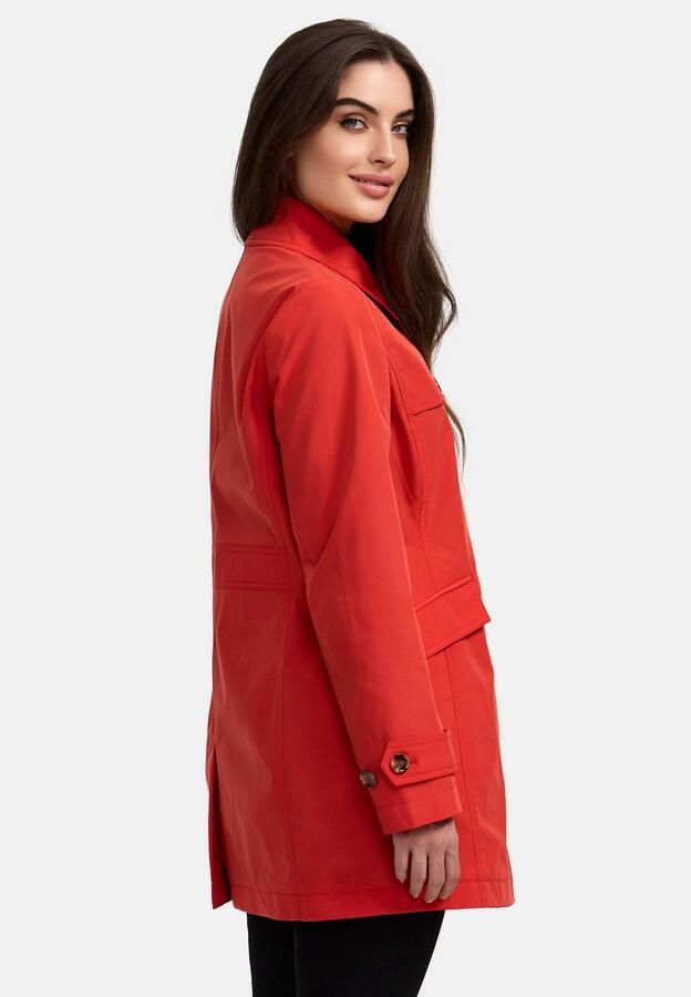 ISA Trenchcoat met dubbel verwerkt schouderstuk - Foto 2