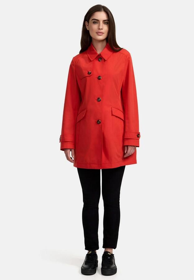 ISA Trenchcoat met dubbel verwerkt schouderstuk - Foto 5