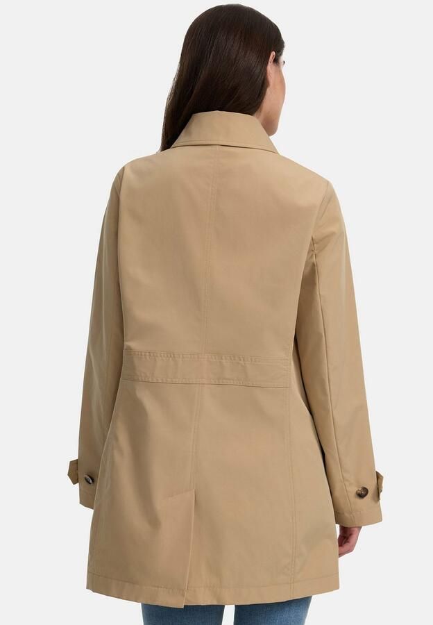 ISA Trenchcoat met dubbel verwerkt schouderstuk - Foto 4