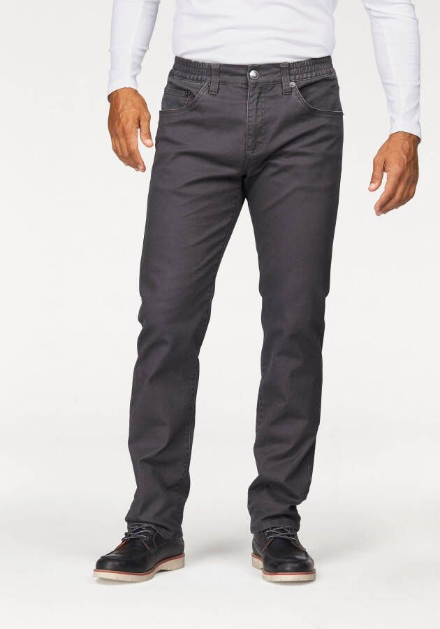 Man's World Broek met elastische band Stretch comfortabel met elastiek opzij