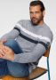 Man's World Trui met ronde hals Tot XL in gemêleerde look - Thumbnail 1