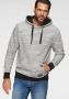 Man's World Hoodie Lange mouwen met ribboordjes met capuchon en koorden - Thumbnail 1