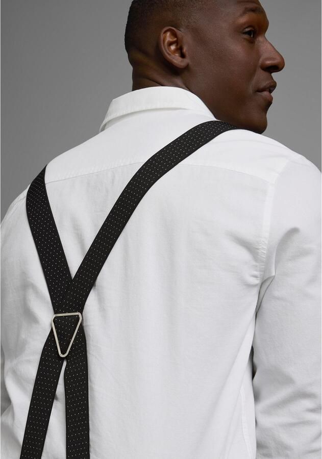 Man's World Bretels in comfortabele breedte & extra lengte tot 130 cm nieuwe kleur jeansblauw - Foto 1