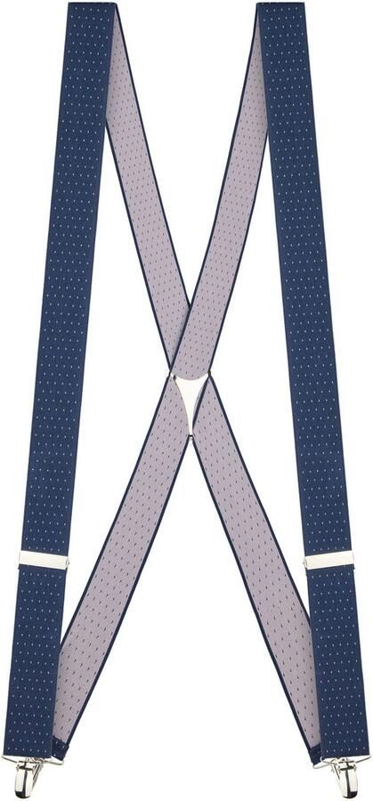 Man's World Bretels in comfortabele breedte & extra lengte tot 130 cm nieuwe kleur jeansblauw - Foto 3