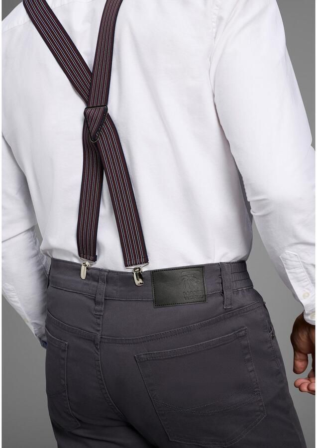 Man's World Bretels in comfortabele breedte & extra lengte tot 130cm nieuw in streepdesign - Foto 2