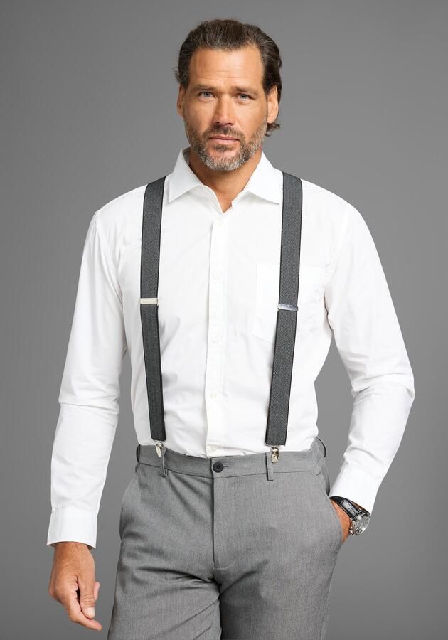 Man's World Bretels in klassieke x-vorm & comfortabele breedte & extra lengte nieuw - Foto 5