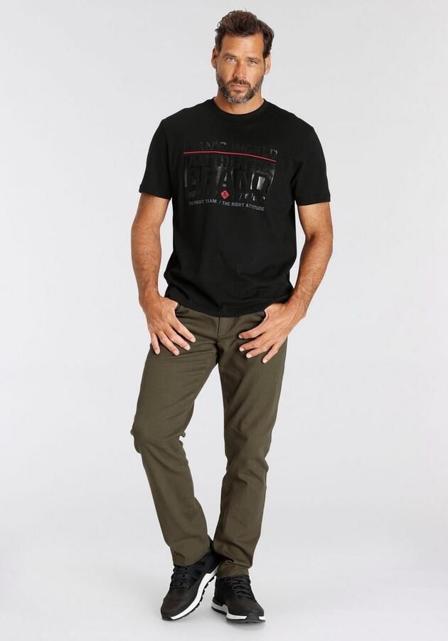 Man's World Broek met elastische band Stretch comfortabel met elastiek opzij - Foto 5