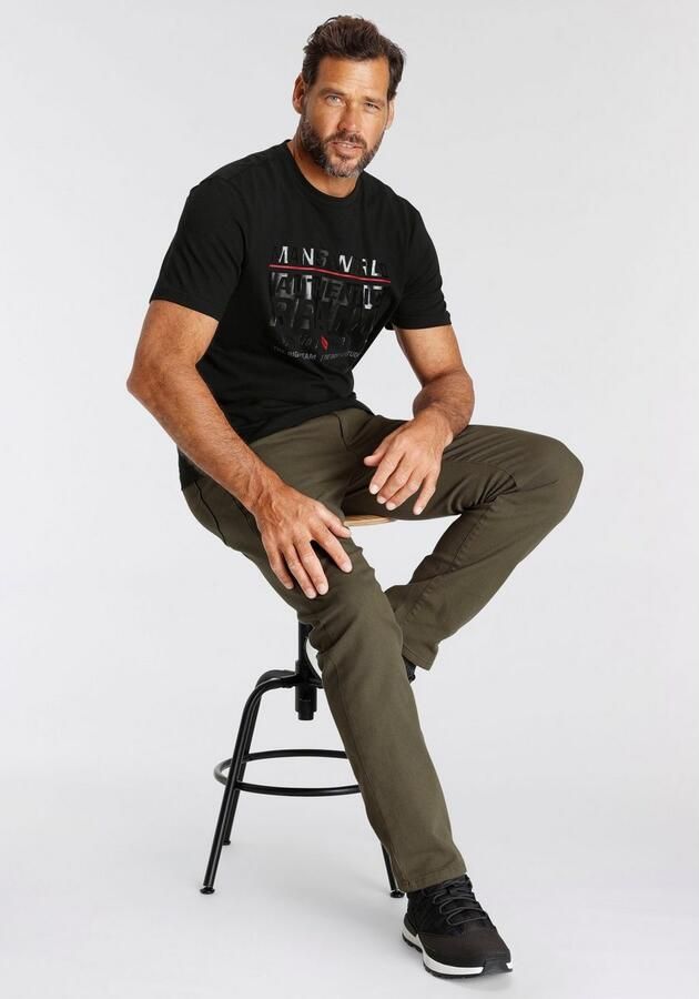 Man's World Broek met elastische band Stretch comfortabel met elastiek opzij - Foto 7