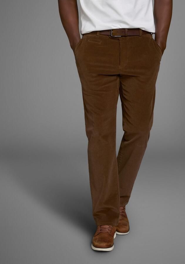 Man's World Broek met elastische band Van cord met stretchband - Foto 4