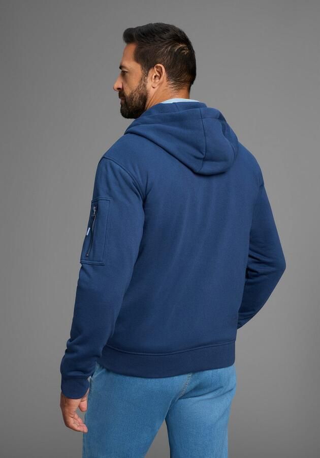 Man's World Capuchonsweatvest Lange mouw met Print met Capuchon zak op de mouw - Foto 6