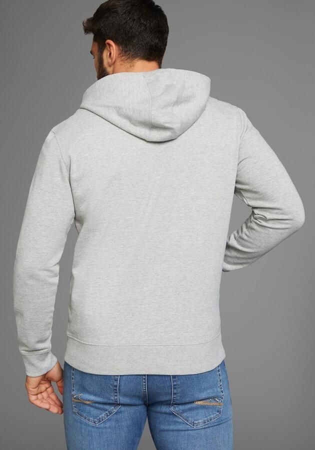 Man's World Capuchonsweatvest met contrastkleurige voering - Foto 2